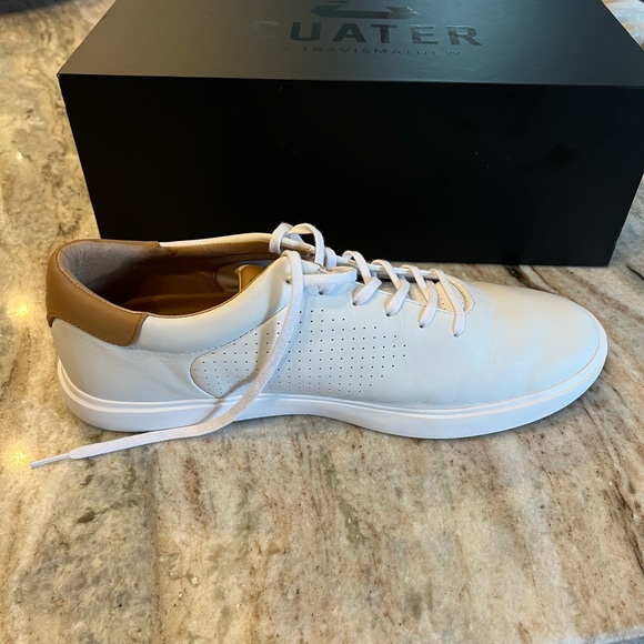 Travis Mathew Cuater Phenom Leather Shoe/Sneaker BRAND NEW in box Men’s size 12 - Picture 8 of 10